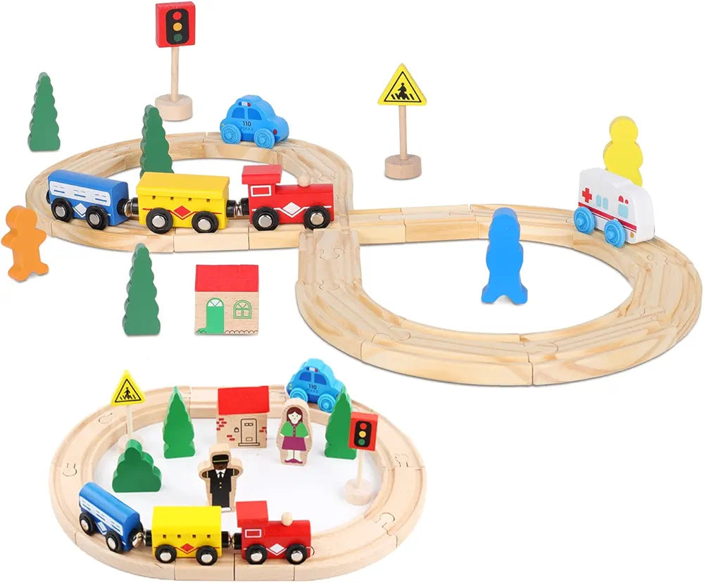 Wooden Train Tracks