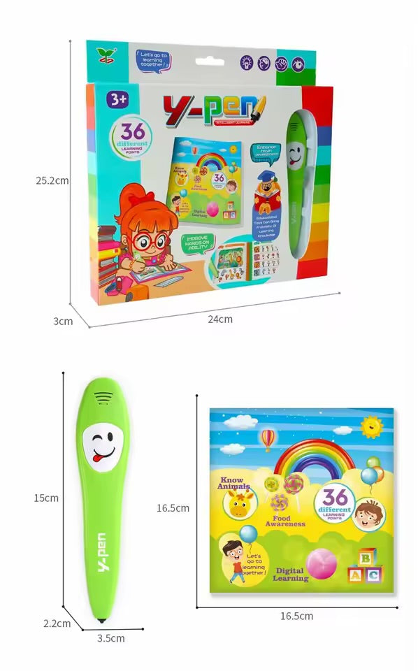 Y-Pen Talking Pen Learning Book for Kids