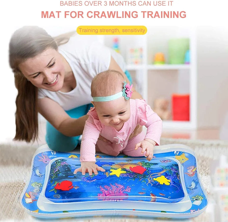 Inflatable Tummy Time Water Mat Baby