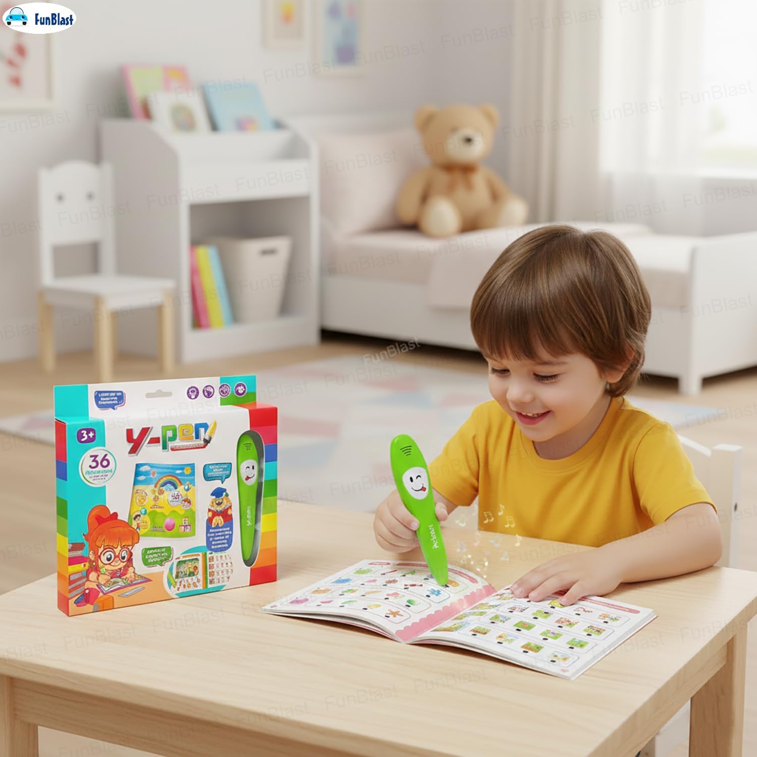 Y-Pen Talking Pen Learning Book for Kids