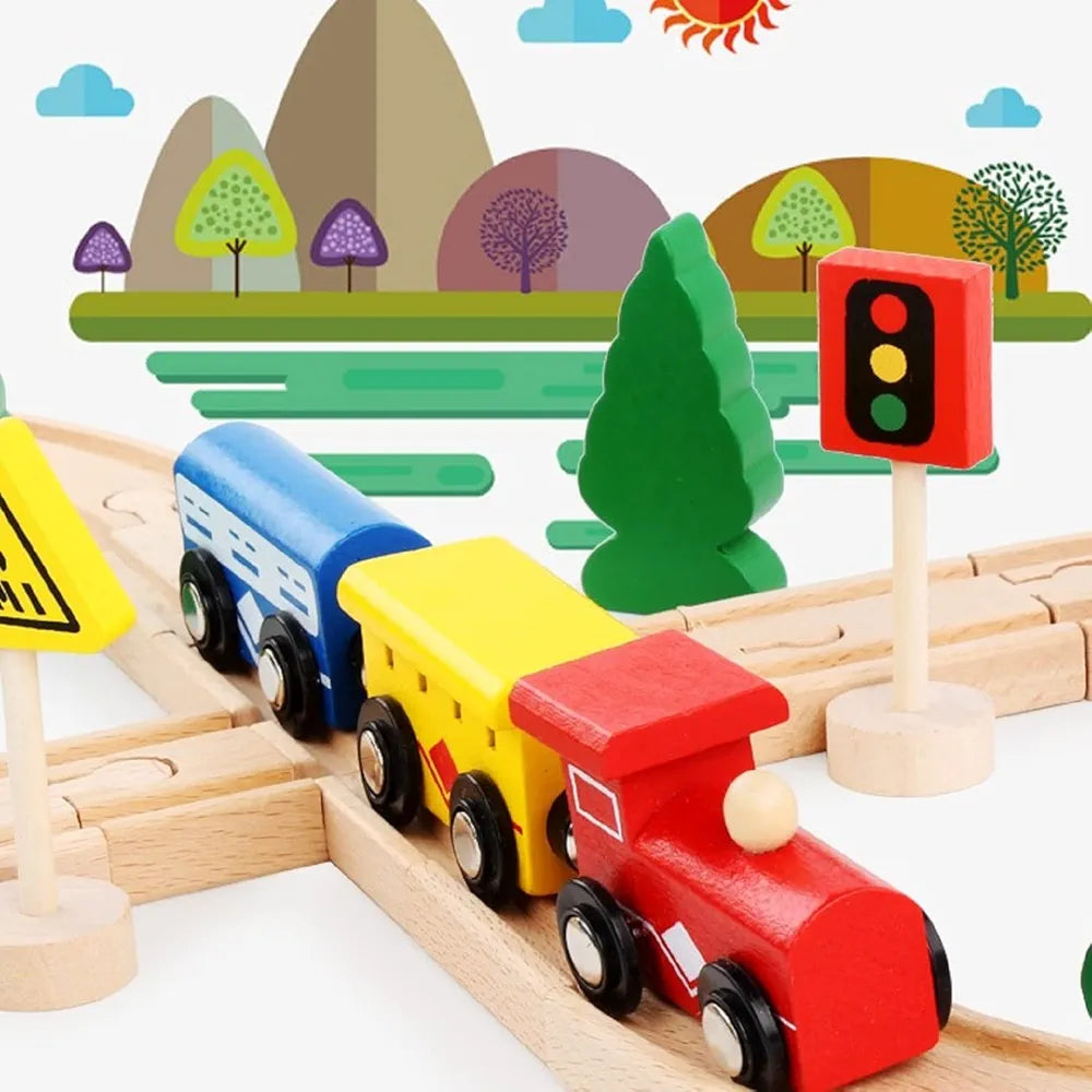 Wooden Train Tracks
