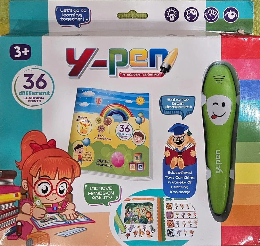 Y-Pen Talking Pen Learning Book for Kids