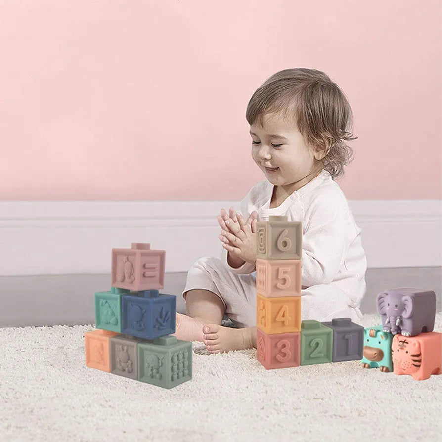 Soft Building Blocks 12 Pc