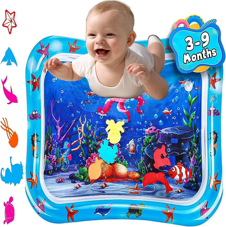 Inflatable Tummy Time Water Mat Baby
